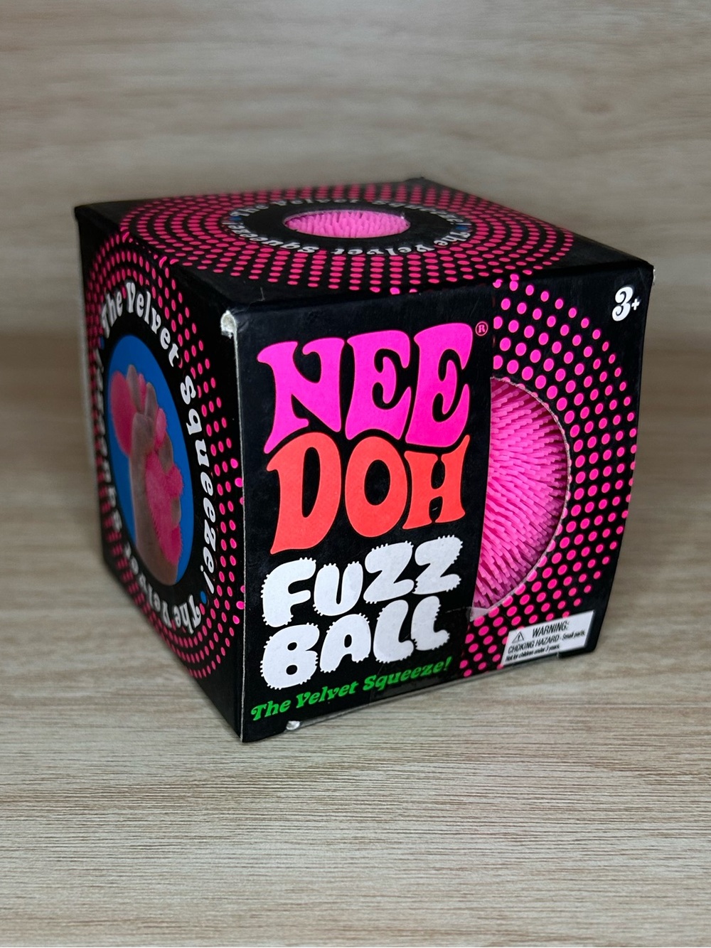 NEEDOH Pink Fuzz Ball